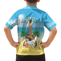 Hawaiian Ukulele Kid Hawaiian Shirt Sound Of Happiness