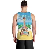 Hawaiian Ukulele Men Tank Top Sound Of Happiness