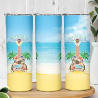 Hawaiian Ukulele Skinny Tumbler Sound Of Happiness