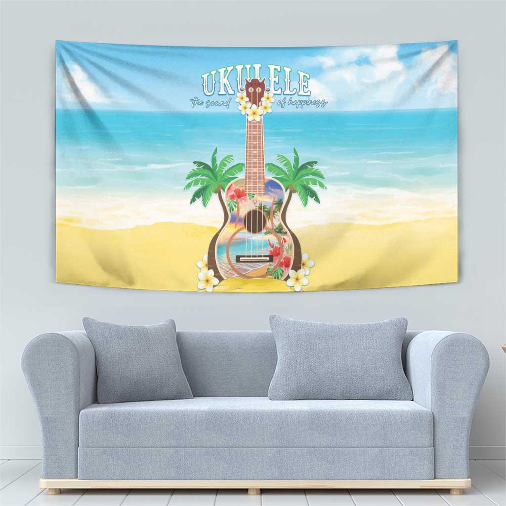 Hawaiian Ukulele Tapestry Sound Of Happiness