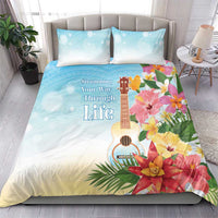 National Ukulele Day Bedding Set Tropical Vibe