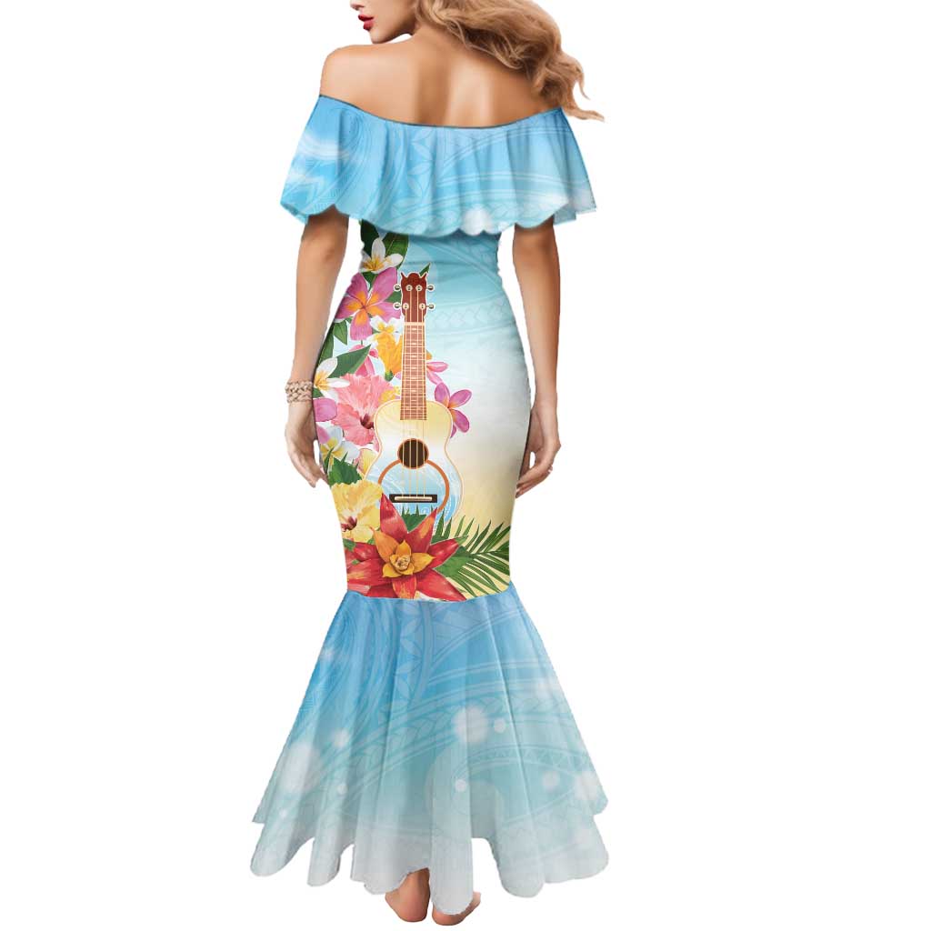 National Ukulele Day Mermaid Dress Tropical Vibe