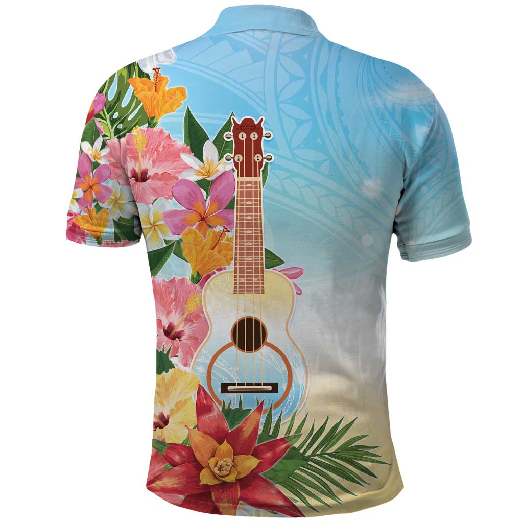 National Ukulele Day Polo Shirt Tropical Vibe LT05 - Polynesian Pride
