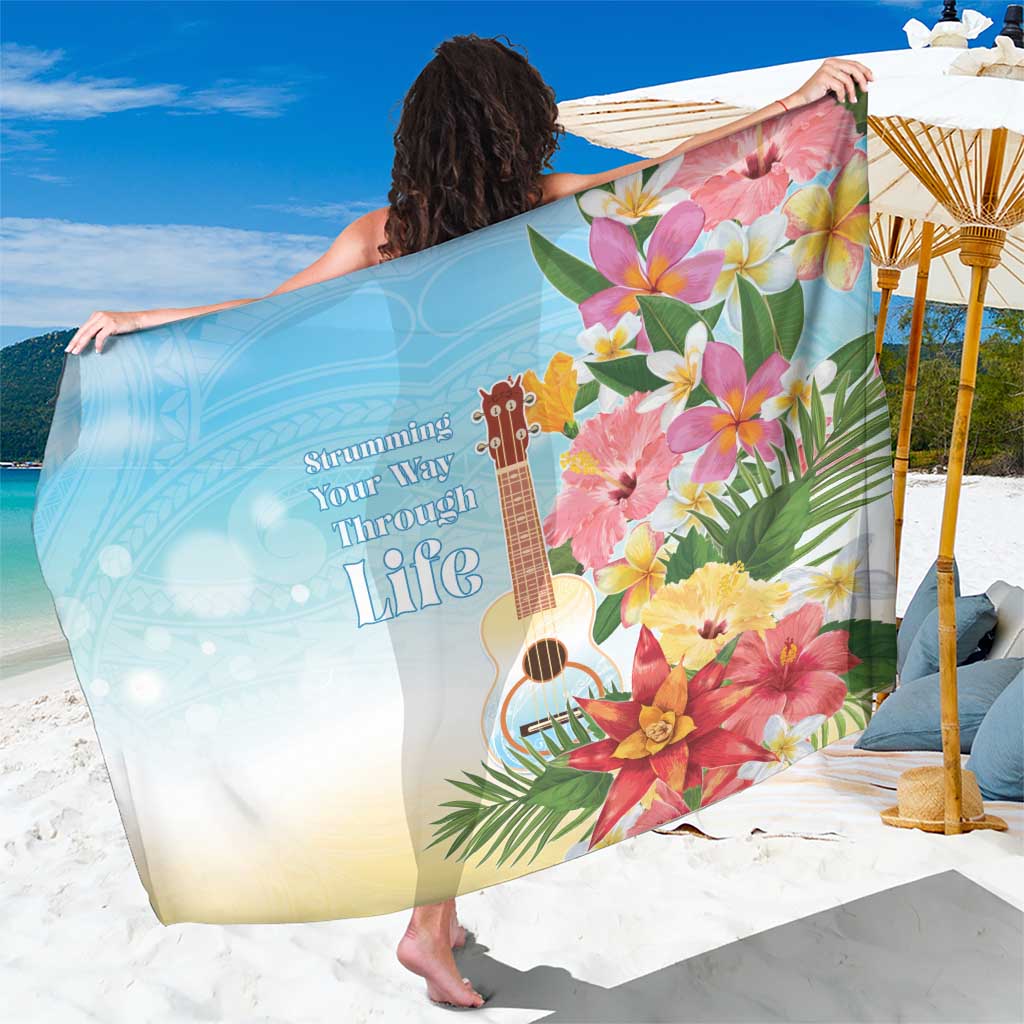 National Ukulele Day Sarong Tropical Vibe