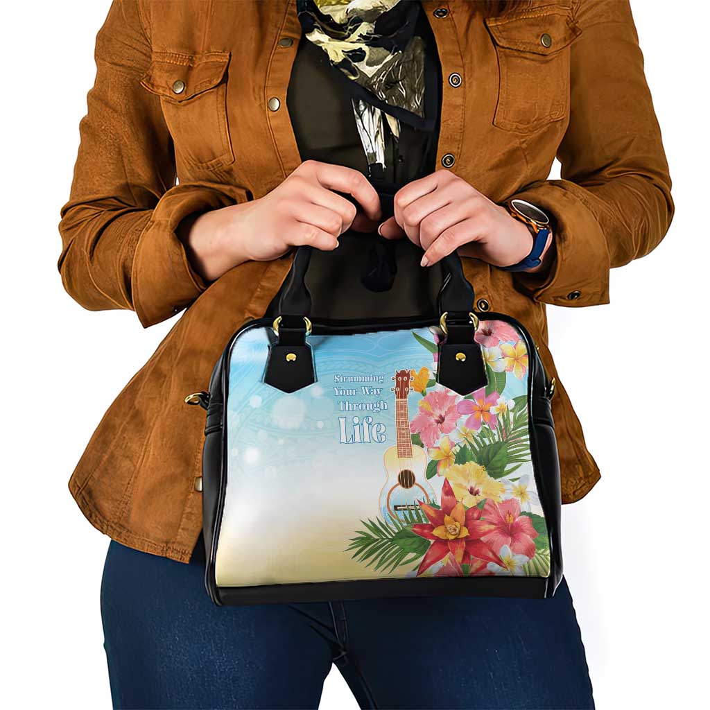 National Ukulele Day Shoulder Handbag Tropical Vibe