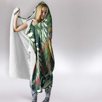 New Zealand Kea Bird Hooded Blanket With Maori Koru Fern LT05 - Polynesian Pride