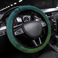 New Zealand Kea Bird Steering Wheel Cover With Maori Koru Fern - Polynesian Pride