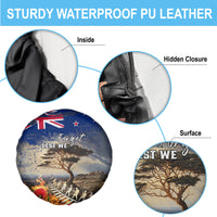 New Zealand ANZAC Day Spare Tire Cover The Lonesome Pine With Soldier Fern LT05 - Polynesian Pride