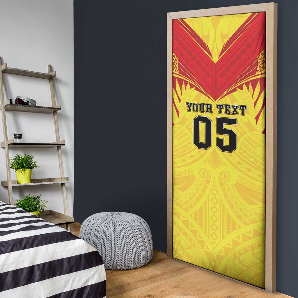 Papua New Guinea Rugby Custom Door Cover Kumuls Heritage