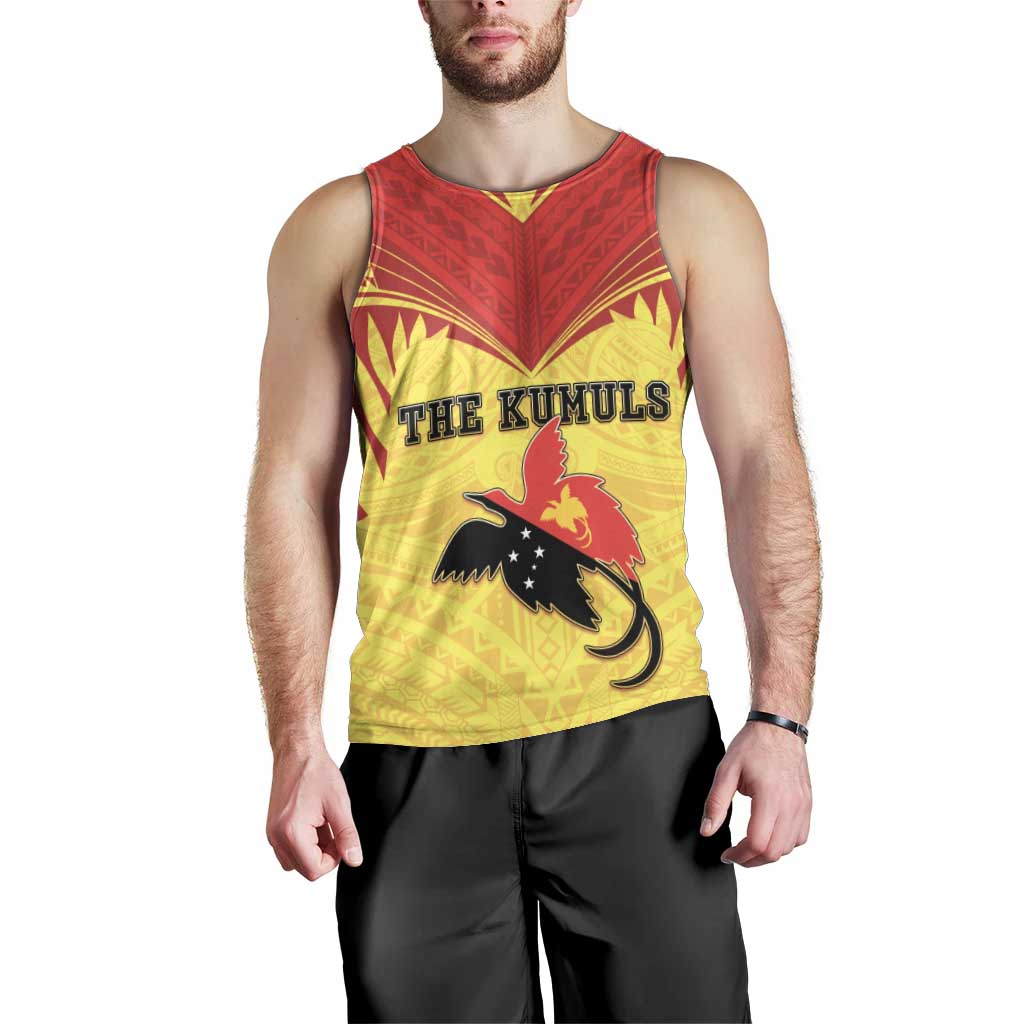 Papua New Guinea Rugby Custom Men Tank Top Kumuls Heritage