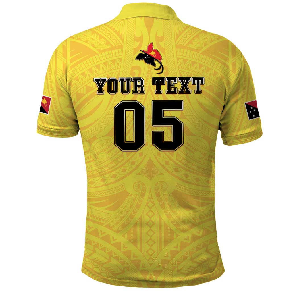 Papua New Guinea Rugby Custom Polo Shirt Kumuls Heritage
