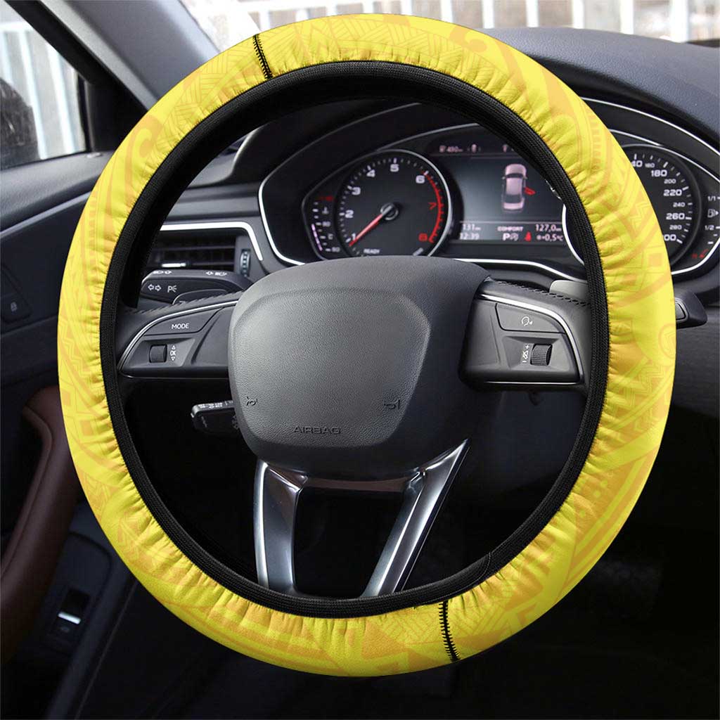 Papua New Guinea Rugby Steering Wheel Cover Kumuls Heritage