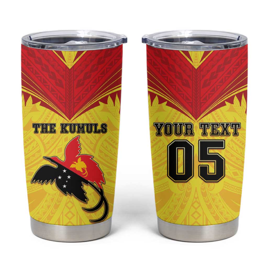 Papua New Guinea Rugby Custom Tumbler Cup Kumuls Heritage