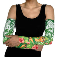 Aloha Hawaii St Patrick's Day Arm Sleeves Polynesian Style