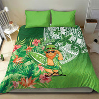 Aloha Hawaii St Patrick's Day Bedding Set Polynesian Style