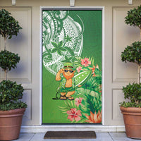 Aloha Hawaii St Patrick's Day Door Cover Polynesian Style