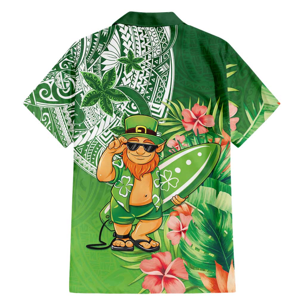 Aloha Hawaii St Patrick's Day Family Matching Puletasi and Hawaiian Shirt Polynesian Style LT05 - Polynesian Pride