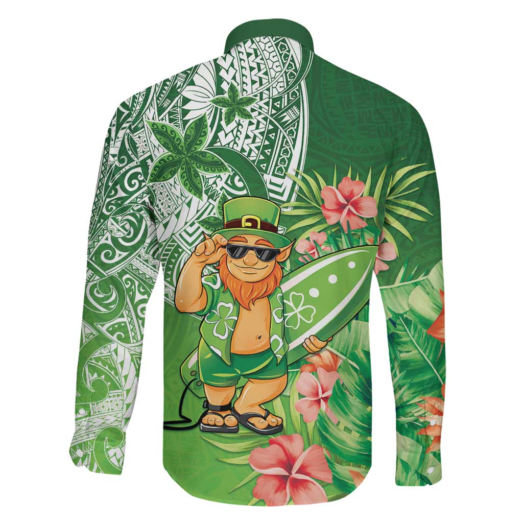 Aloha Hawaii St Patrick's Day Family Matching Puletasi and Hawaiian Shirt Polynesian Style LT05 - Polynesian Pride