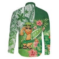 Aloha Hawaii St Patrick's Day Family Matching Puletasi and Hawaiian Shirt Polynesian Style LT05 - Polynesian Pride