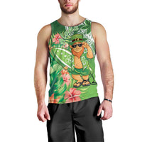 Aloha Hawaii St Patrick's Day Men Tank Top Polynesian Style