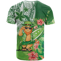 Aloha Hawaii St Patrick's Day T Shirt Polynesian Style