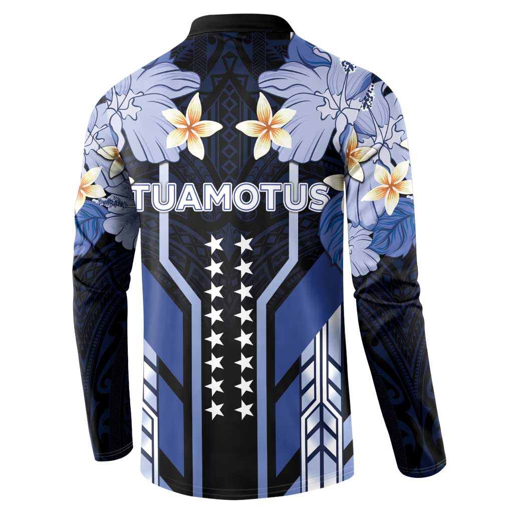 French Polynesia Tuamotu Archipelago Button Sweatshirt Polynesian Pattern Unique Style