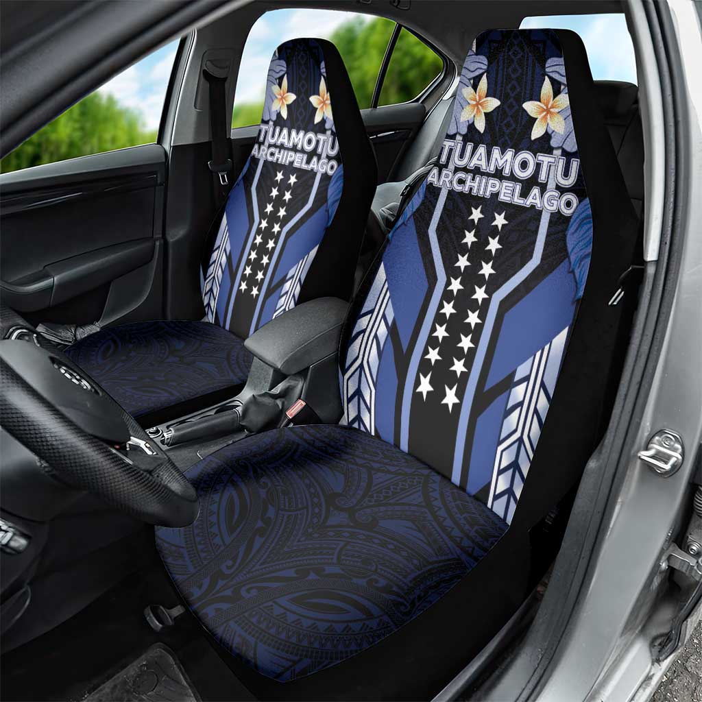 French Polynesia Tuamotu Archipelago Car Seat Cover Polynesian Pattern Unique Style