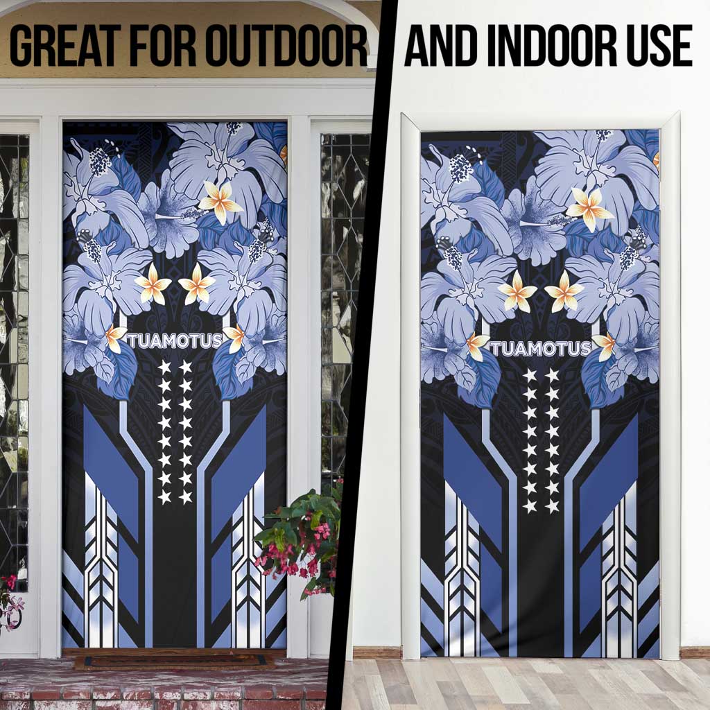 French Polynesia Tuamotu Archipelago Door Cover Polynesian Pattern Unique Style