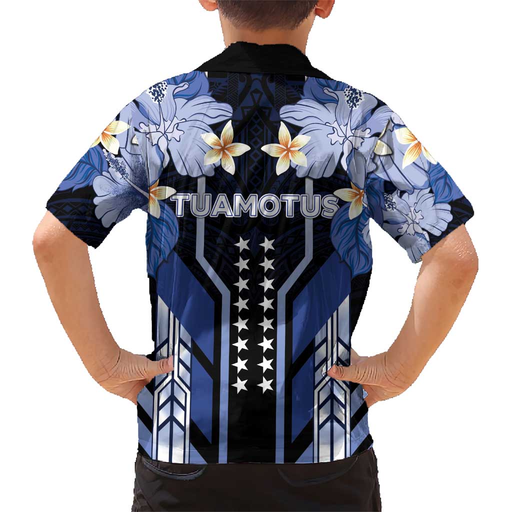 French Polynesia Tuamotu Archipelago Family Matching Off Shoulder Short Dress and Hawaiian Shirt Polynesian Pattern Unique Style LT05 - Polynesian Pride