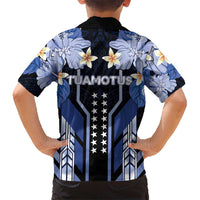 French Polynesia Tuamotu Archipelago Family Matching Summer Maxi Dress and Hawaiian Shirt Polynesian Pattern Unique Style LT05 - Polynesian Pride