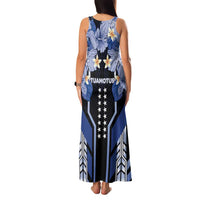 French Polynesia Tuamotu Archipelago Family Matching Tank Maxi Dress and Hawaiian Shirt Polynesian Pattern Unique Style LT05 - Polynesian Pride