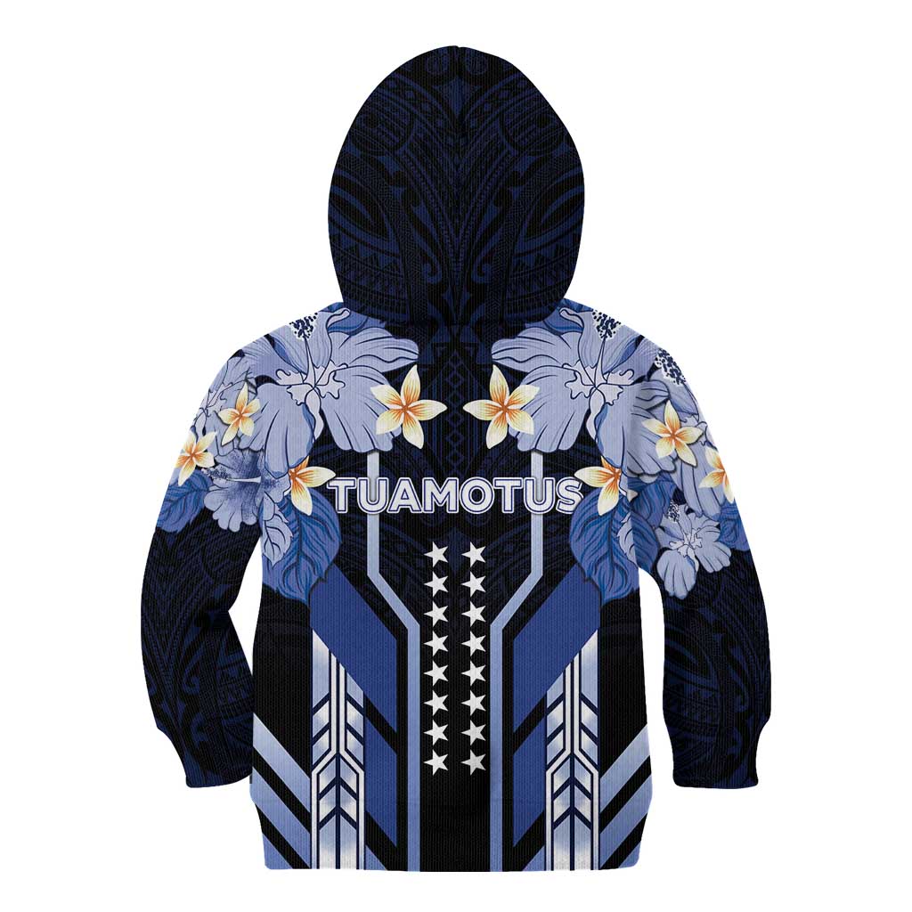 French Polynesia Tuamotu Archipelago Kid Hoodie Polynesian Pattern Unique Style