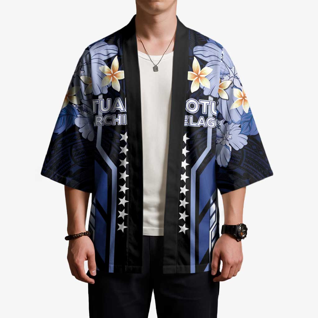 French Polynesia Tuamotu Archipelago Kimono Polynesian Pattern Unique Style