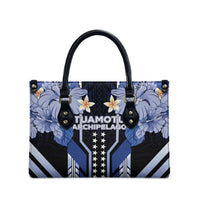 French Polynesia Tuamotu Archipelago Leather Bag Polynesian Pattern Unique Style