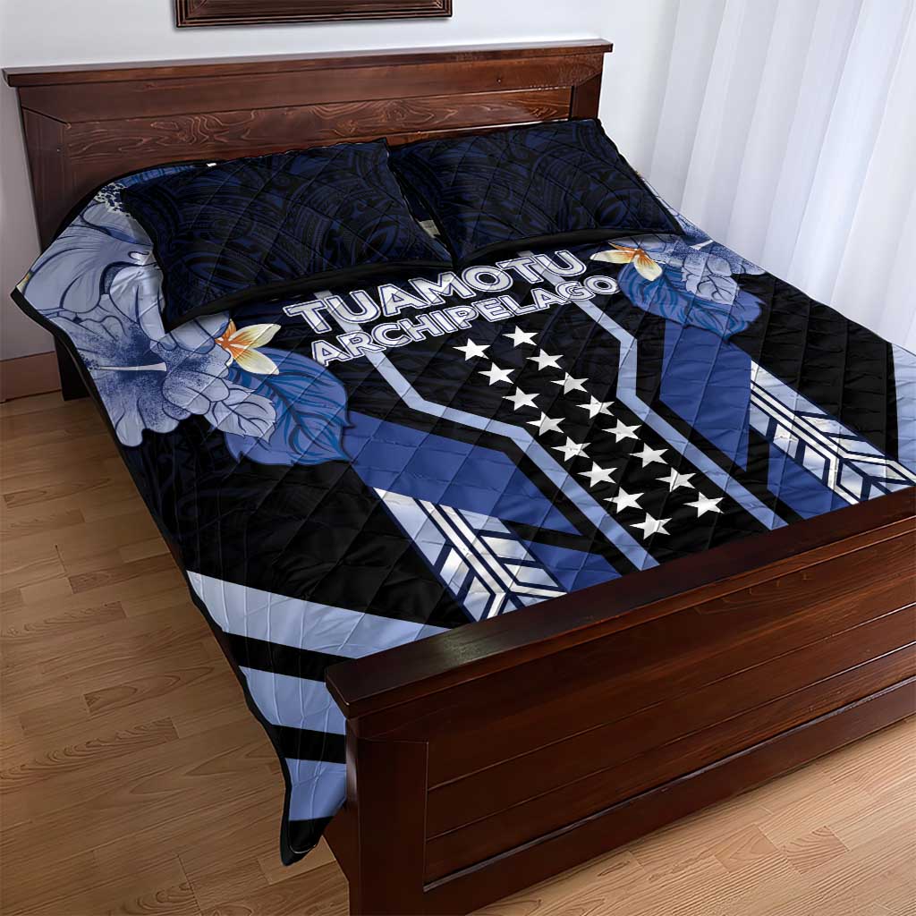French Polynesia Tuamotu Archipelago Quilt Bed Set Polynesian Pattern Unique Style