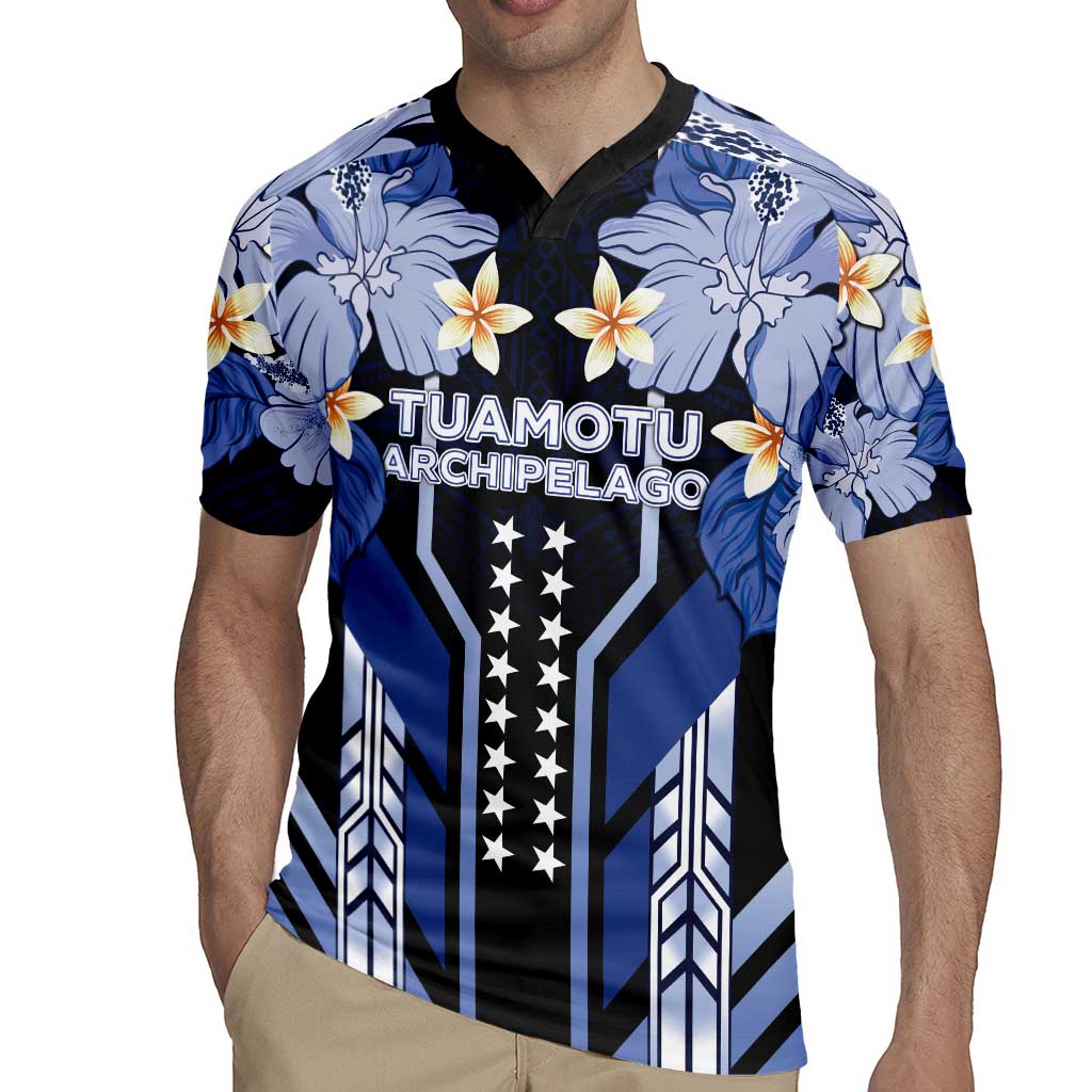 French Polynesia Tuamotu Archipelago Rugby Jersey Polynesian Pattern Unique Style