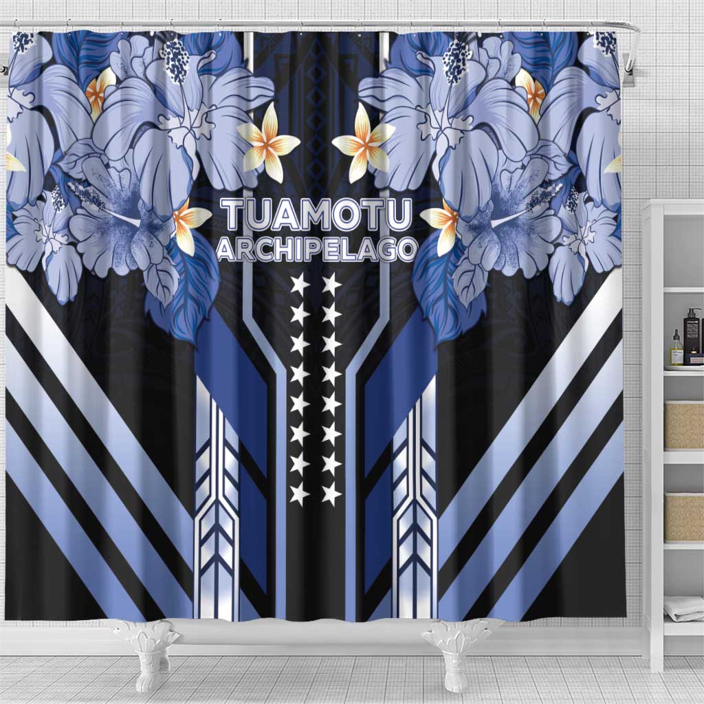French Polynesia Tuamotu Archipelago Shower Curtain Polynesian Pattern Unique Style