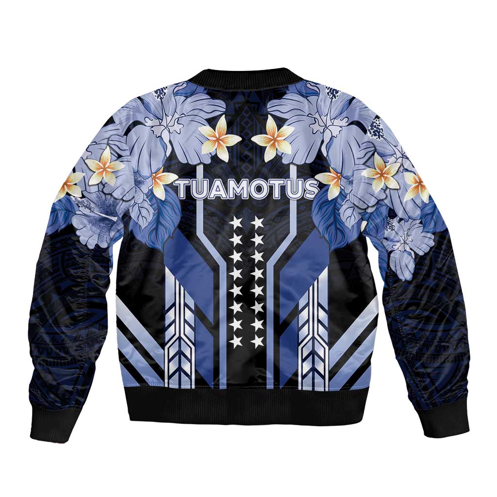 French Polynesia Tuamotu Archipelago Sleeve Zip Bomber Jacket Polynesian Pattern Unique Style