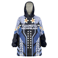 French Polynesia Tuamotu Archipelago Wearable Blanket Hoodie Polynesian Pattern Unique Style