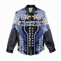 French Polynesia Tuamotu Archipelago Women Casual Shirt Polynesian Pattern Unique Style