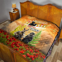 Australia And New Zealand ANZAC Day Quilt Kangaroo And Kiwi Bird Soldiers Lest We Forget LT05 - Polynesian Pride