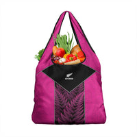 New Zealand Fern Rugby Grocery Bag Pink Maori Pattern LT05 1-pack One Size Pink - Polynesian Pride