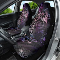 Polynesian Sunset Plumeria Car Seat Cover Galaxy Polynesian Tattoo