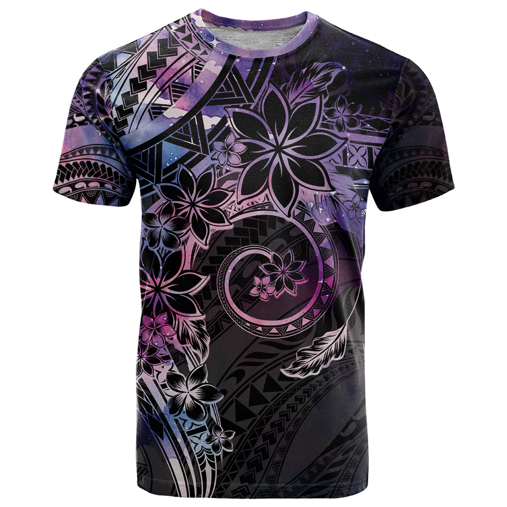 Polynesian Sunset Plumeria T Shirt Galaxy Polynesian Tattoo