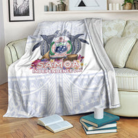 Samoa Independence Day Blanket Samoa United For A New Beginning LT05 White - Polynesian Pride