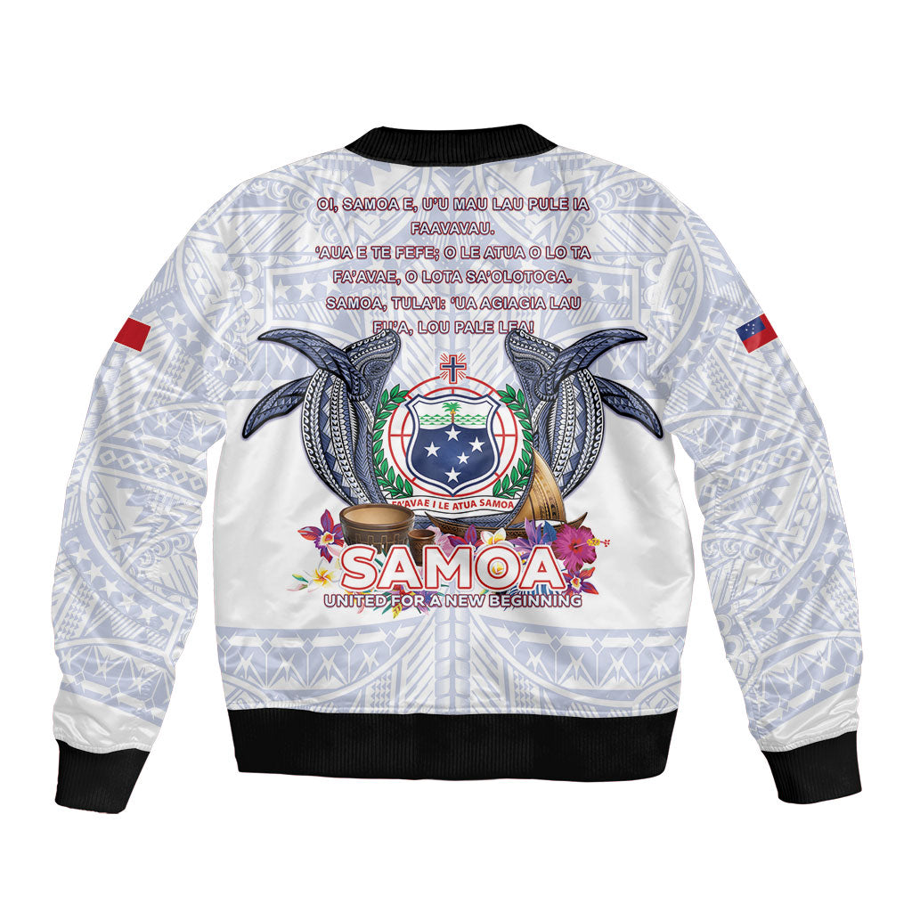 Samoa Independence Day Bomber Jacket Samoa United For A New Beginning