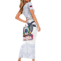 Samoa Independence Day Family Matching Short Sleeve Bodycon Dress and Hawaiian Shirt Samoa United For A New Beginning LT05 - Polynesian Pride