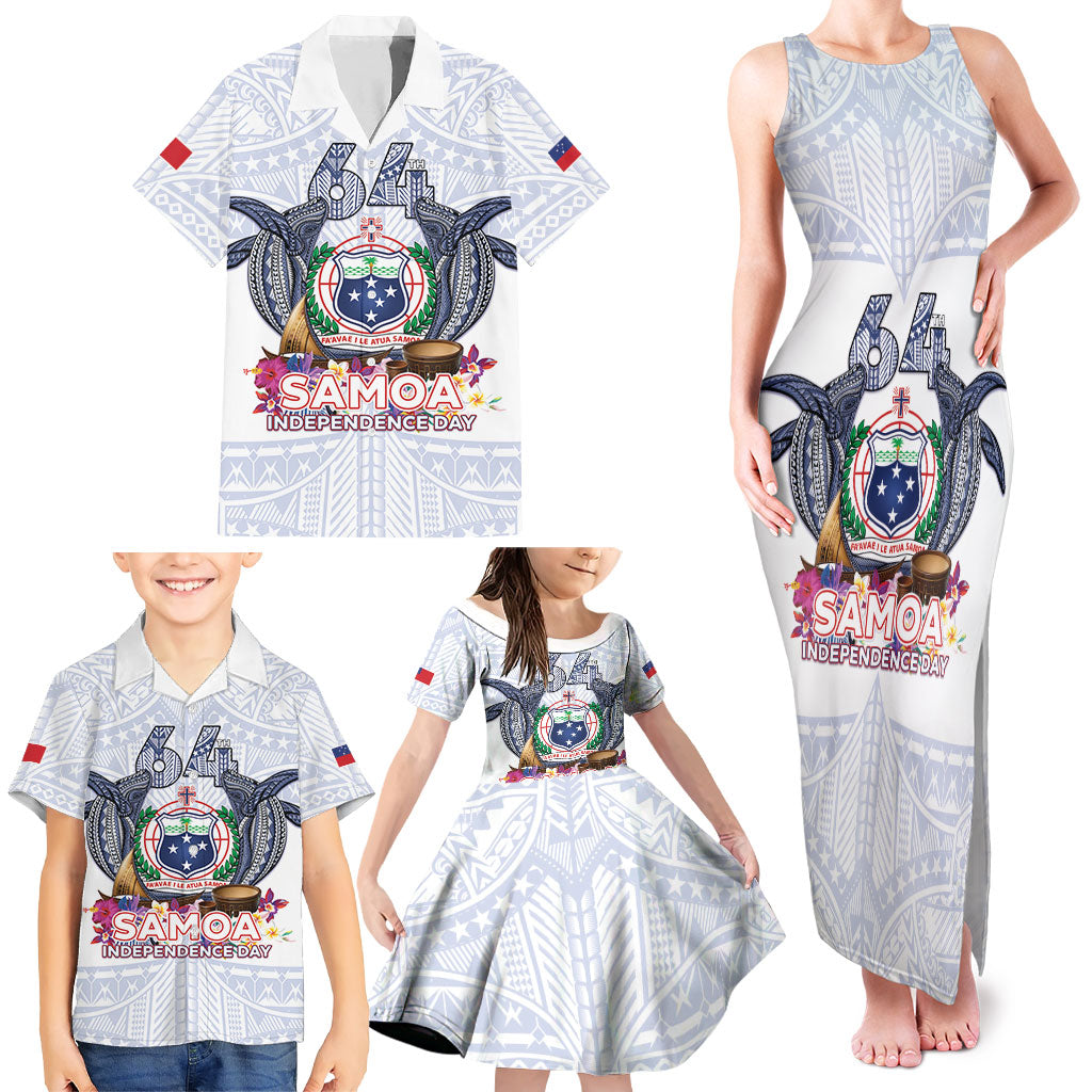Samoa Independence Day Family Matching Tank Maxi Dress and Hawaiian Shirt Samoa United For A New Beginning LT05 - Polynesian Pride