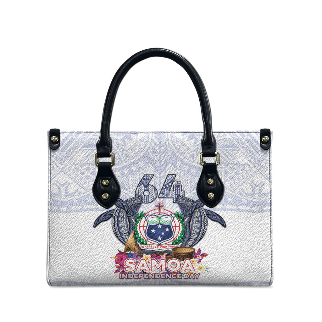 Samoa Independence Day Leather Bag Samoa United For A New Beginning LT05 - Polynesian Pride