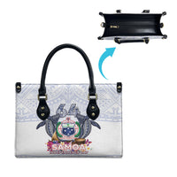 Samoa Independence Day Leather Bag Samoa United For A New Beginning LT05 - Polynesian Pride